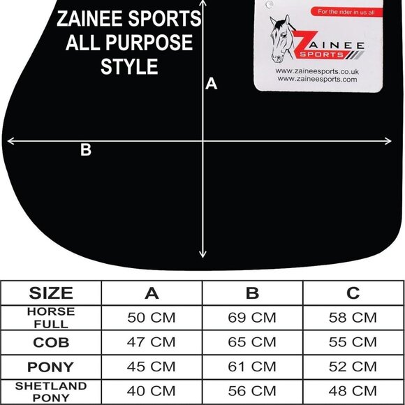 USA White Flag Saddle Pad Set with Matching Ear Bonnet – Print Horse Riding Gear - Picture 6 of 7